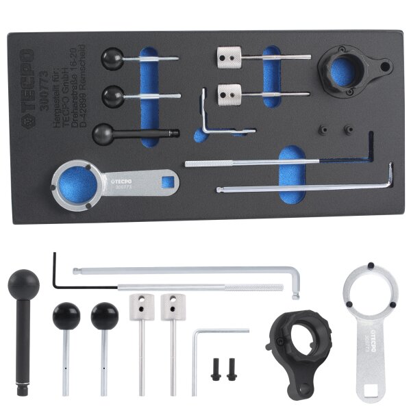 TECPO Motor-Einstellwerkzeug Satz für VAG 1.4 1.6 2.0 TDI