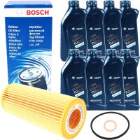 Bosch Oelfiltereinsatz 1457429252 + 8 Liter Original BMW...