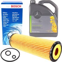 BOSCH Ölfilter 1457429261 + 5W-30 Mercedes Benz...