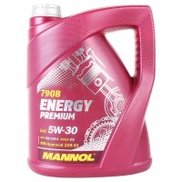 SCT Ölfilter + Mannol Energy Premium 5W-30, 5 Liter