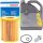 BOSCH Ölfilter + 5W-30 Mercedes Benz Motoröl, 5 Liter