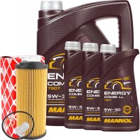 FEBI Ölfilter + Schraube + MANNOL Energy Combi LL...