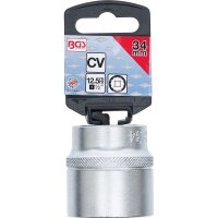 BGS Steckschlüssel-Einsatz 12-kant, 12,5 (1/2), 34 mm
