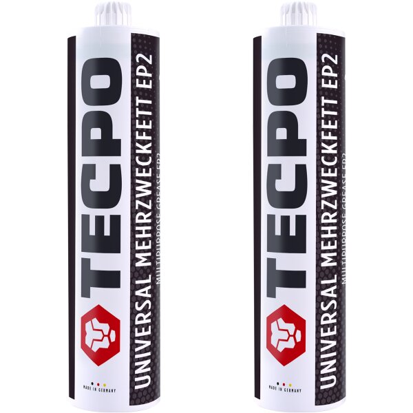 2x TECPO Universal Mehrzweckfett EP2, 500g