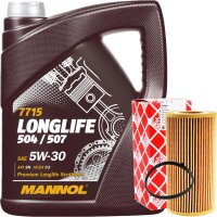 FEBI BILSTEIN Ölfilter + MANNOL Longlife 504.00 /...