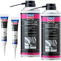 2x LIQUI MOLY Injektoren- & Glühkerzenlöser + 2x Injektoren- und Glühkerzenfett