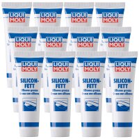 12x LIQUI MOLY 3312 Silicon-Fett transparent, 100g