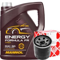 FEBI BILSTEIN 184441 Ölfilter + MANNOL 5W-30 Energy...