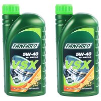 2x FANFARO VSX 5W-40, 1L