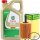 MANN-FILTER Ölfilter + Schraube + CASTROL 5W-30 LL EDGE TITANIUM FST, 5 Liter