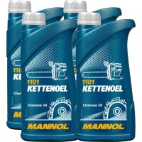 4x MANNOL Kettenöl, 1L