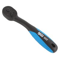 TECPO Steckschlüssel Satz, Zollgrößen 1/4", 11-teilig + BGS Umschaltknarre 6,3 mm 1/4"