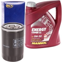 SCT Germany Ölfilter + MANNOL Energy Combi LL 5W-30...