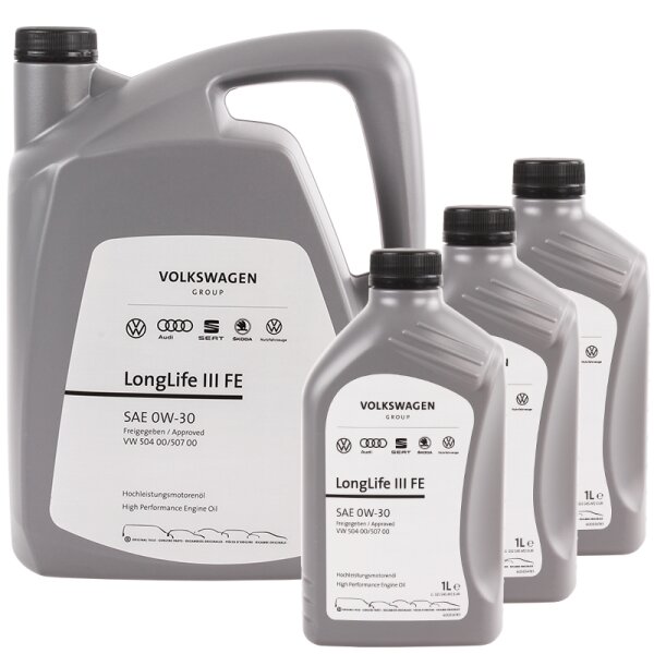 VAG Original 0W-30 Motoröl LongLife III 3 FE, 8 Liter