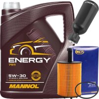 MANNOL 5W-30 ENERGY 5 Liter + Öl...