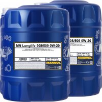 2x MANNOL Longlife 508/509 0W-20, 20L