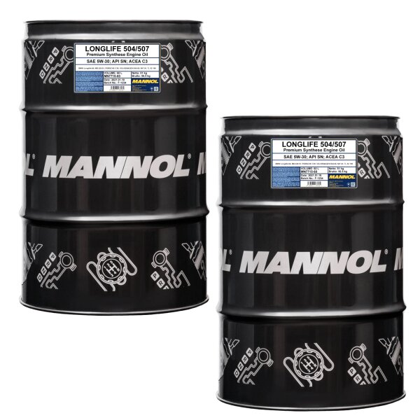 MANNOL Longlife 504 / 507 5W-30, 2x60 Liter