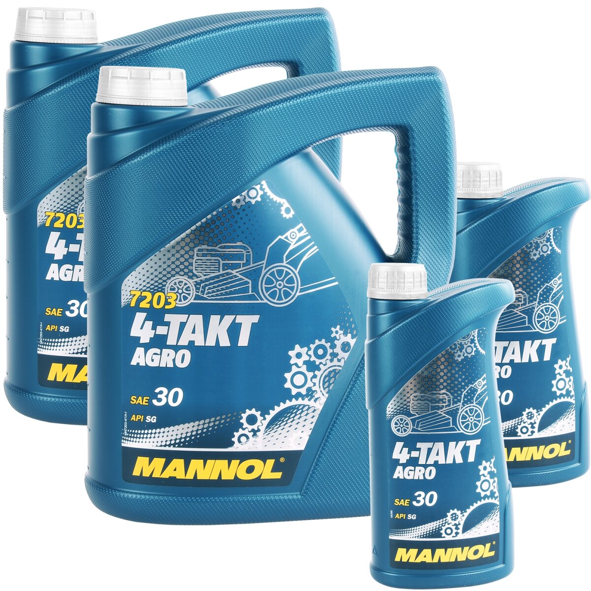 Olio Motore 4 Tempi MANNOL AGRO SAE 30 4 Litri - API SL JASO MA/MA2 - SCT Germany