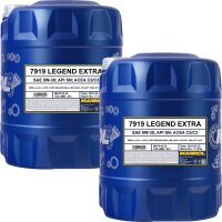2x MANNOL Legend Extra 0W-30, 20L