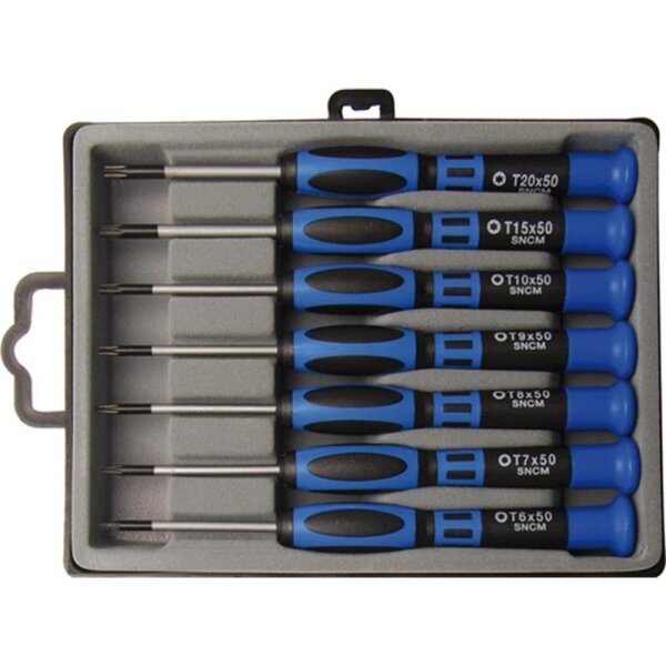 BGS Präzisions-Schraubendreher-Satz | T-Profil (für Torx) | 7-tlg.