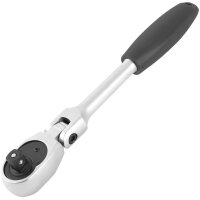 2x TECPO Gelenkknarre 1/2" + 1/4" Ratsche flexibel mit Schnellverschluss