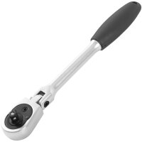 2x TECPO Gelenkknarre 1/2" + 1/4" Ratsche flexibel mit Schnellverschluss