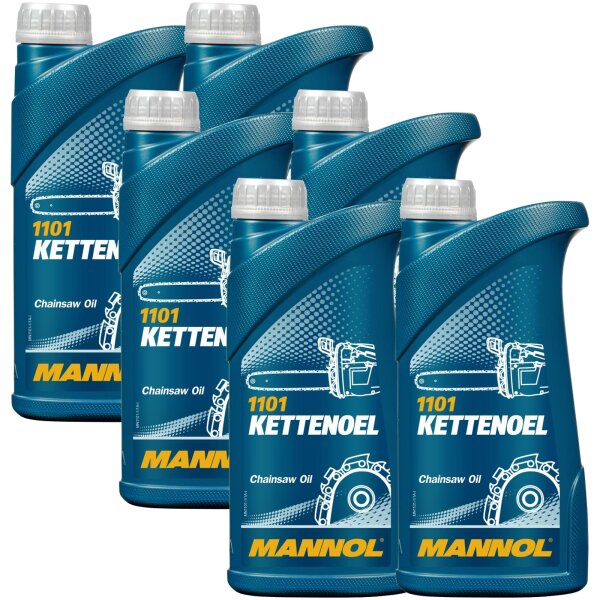 MANNOL Kettenöl, 6x1 Liter