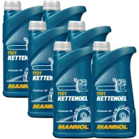 MANNOL Kettenöl, 6x1 Liter