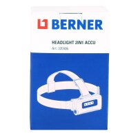 Berner Led-Stirnlampe 2-in-1 USB 3,7V