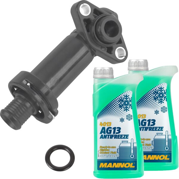THERMOSTAT FÜR AGR-KÜHLUNG BMW + Antifreeze AG13 -40°C, Grün, 2 Liter