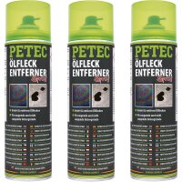 3x PETEC Ölfleckenentferner, 500 ml