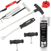 TECPO Windschutzscheibe-Reparaturset + Scheibenkleber 290...