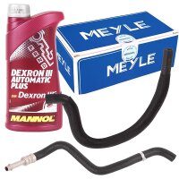 2x Meyle Hydraulikschlauch + 1 Liter Servoöl Dexron 3