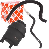 FEBI Ausgleichsbehälter + MEYLE Hydraulikschläuche