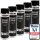 5x 500 ml TECPO Autolack schwarz glänzend