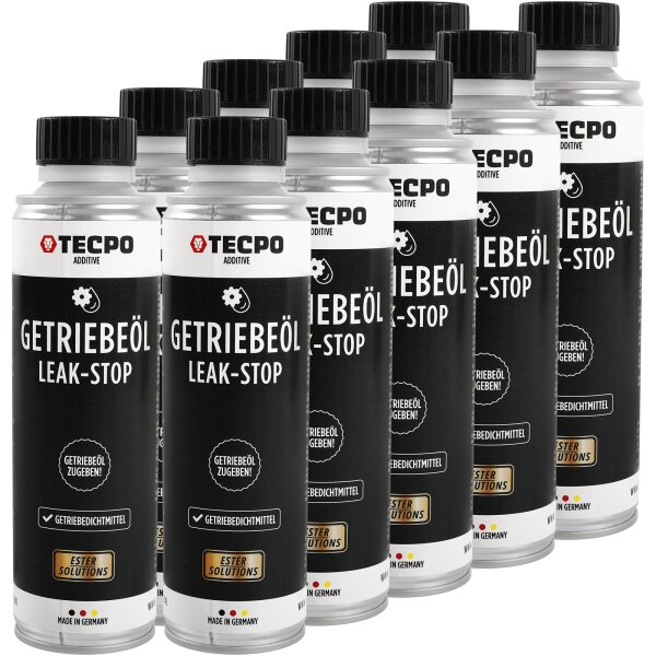 TECPO Getriebeöl Leak-Stop Dichtmittel ESTER 10x300 ml