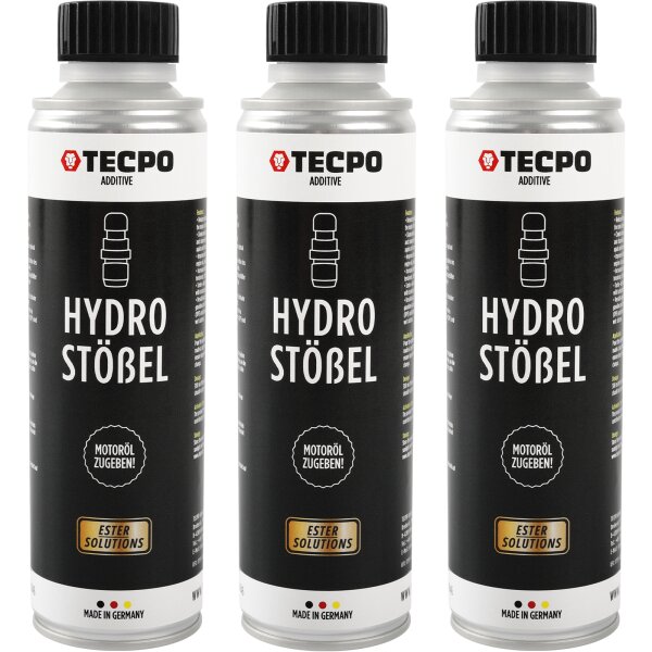 3x TECPO Hydrostößel Additiv ESTER, 300 ml