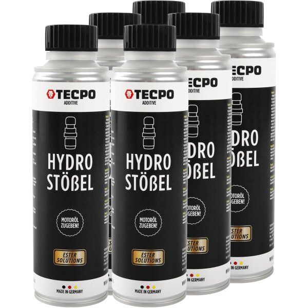 6x TECPO Hydrostößel Additiv ESTER, 300 ml
