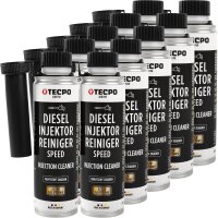10x TECPO Diesel SPEED Injektor Reiniger Ester, 300 ml