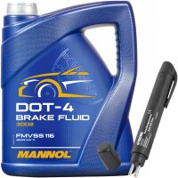 MANNOL Bremsflüssigkeit DOT-4, 5L +...