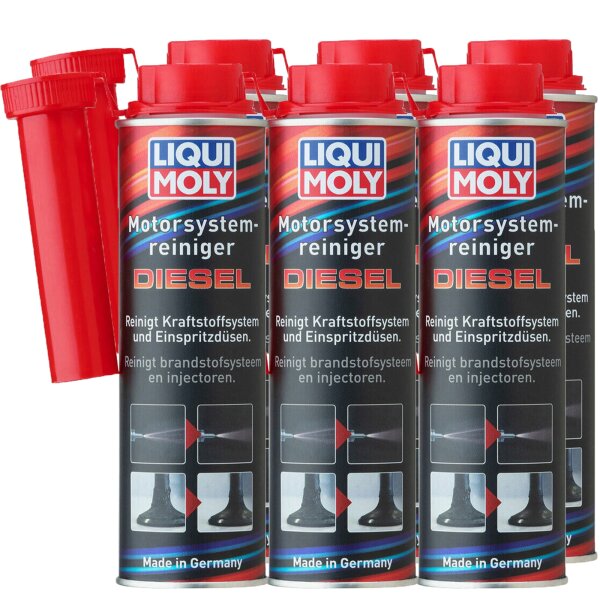 6x LIQUI MOLY Motor-System-Reiniger Diesel, 300 ml