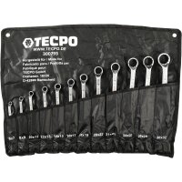 2x TECPO Doppel-Ringschlüssel-Satz SW 6-32mm, 12-tlg.