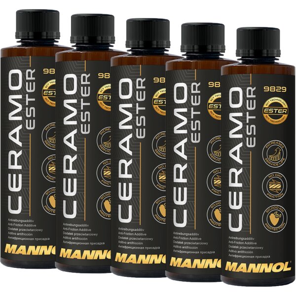 5x MANNOL Ceramo Ester, 250mL