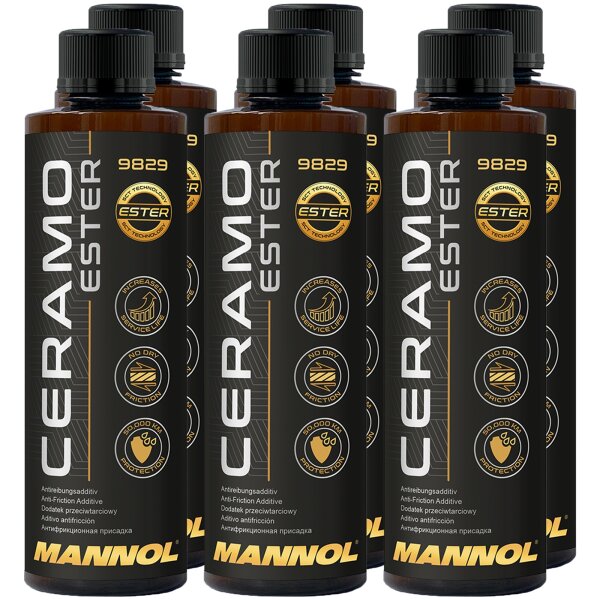 6x MANNOL Ceramo Ester, 250 ml
