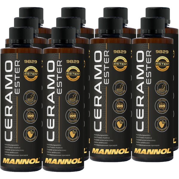 10x MANNOL Ceramo Ester, 250mL