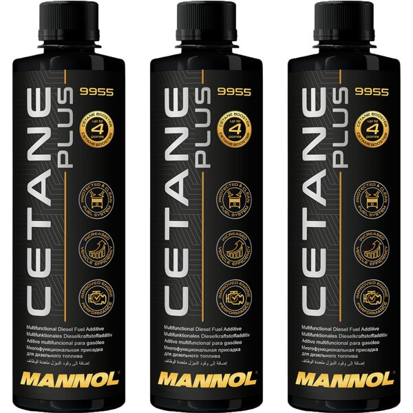 3x MANNOL Cetane Plus, 450mL