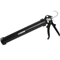 TECPO Kartuschenpresse + 3x 600 ml PETEC K&D Karosserie Klebe-& Dichtmasse, Weiß