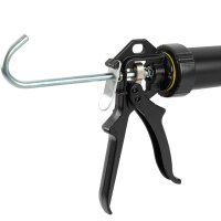 TECPO Kartuschenpresse + 3x 600 ml PETEC K&D Karosserie Klebe-& Dichtmasse, Weiß
