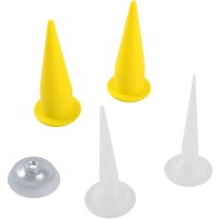 TECPO Kartuschenpresse + 3x 600 ml PETEC K&D Karosserie Klebe-& Dichtmasse, Weiß