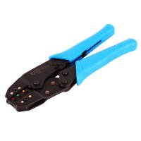 BGS Kabelschuhzange mit Ratschenfunktion 0.5 - 6 mm² + TECPO Kabelschuh Sortiment 185-tlg.